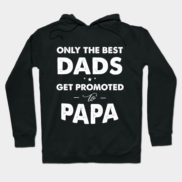 Only the best dads get promoted to papa Hoodie by captainmood